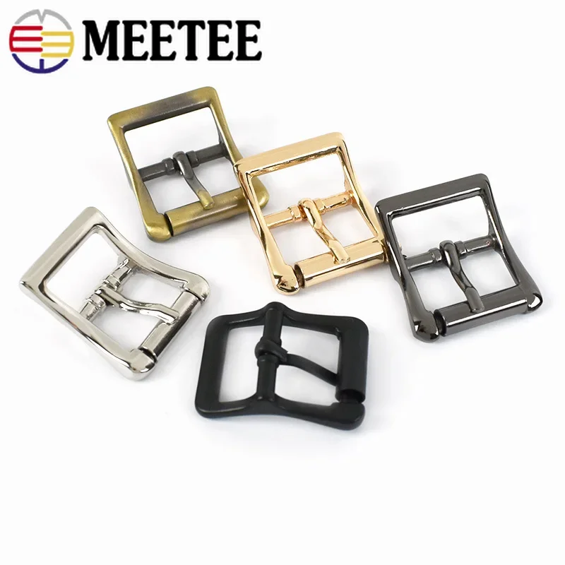 2/5Pcs 20/25/32mm Metal Pin Buckles Men Belt Buckle Backpack Bag Strap Adjuster Clasp Hook DIY Leather Craft Garment Accessory