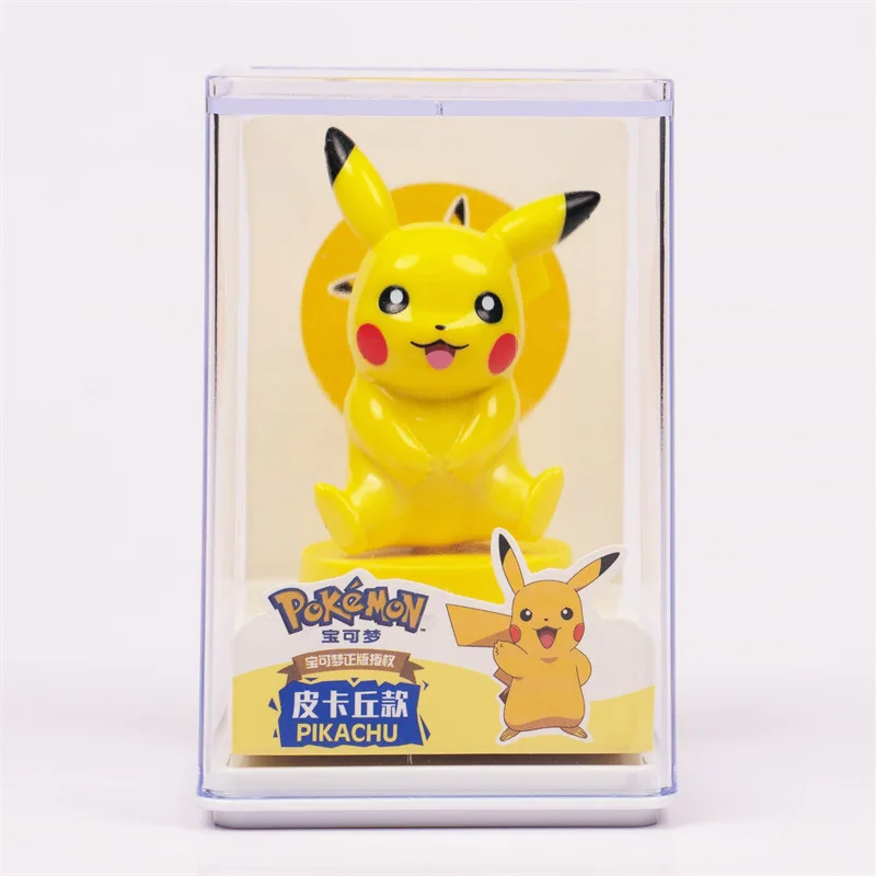 Pokemon Figures Toys Cute Pikachu Psyduck Squirtle Seal Cartoon Anime Model Ornament Collection Toy Kids Birthday Christmas Gift