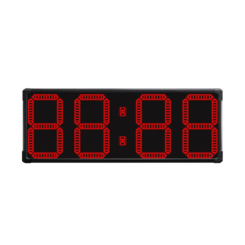 

LazsL Ganxin 14 Inch 4 Digits Smart Count Up/Countdown Customized LED Aluminum Alloy Timer Clock WiFi LED Wall Clock