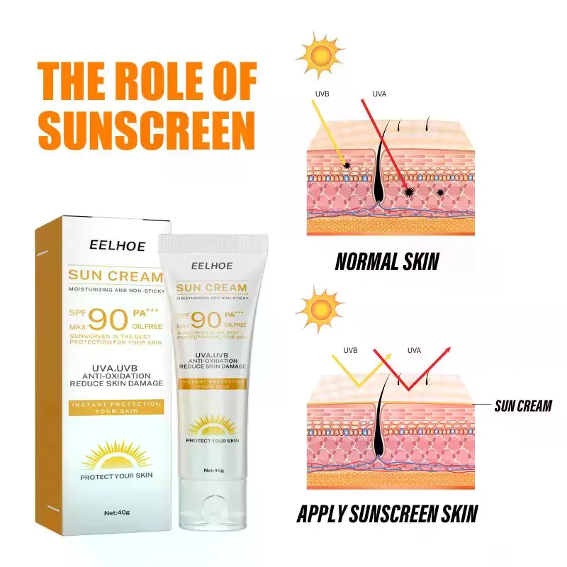 Facial Moisturizing Sunscreen Spf 90 Facial Whitening Sunscreen Body Oil Control Bleach Sunscreen