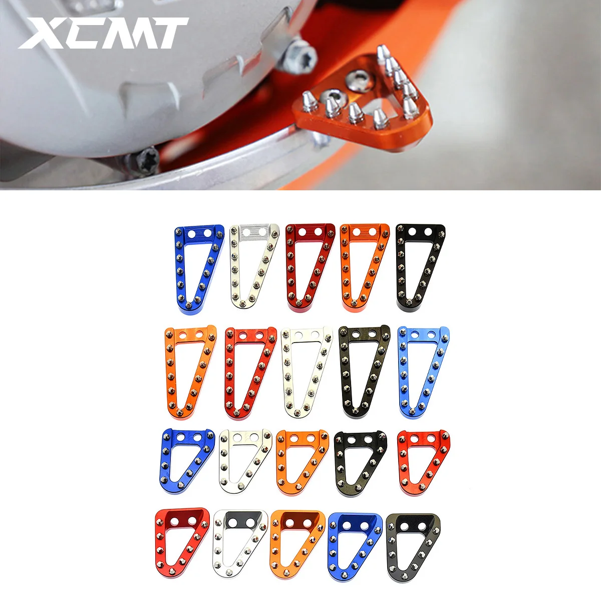 

Rear Brake Pedal Lever Step Plate Tip For KTM SX SXF XC XCF XCW EXC EXCF For GasGas For Husqvarna FC TC FE TE FX TX 2016-2024