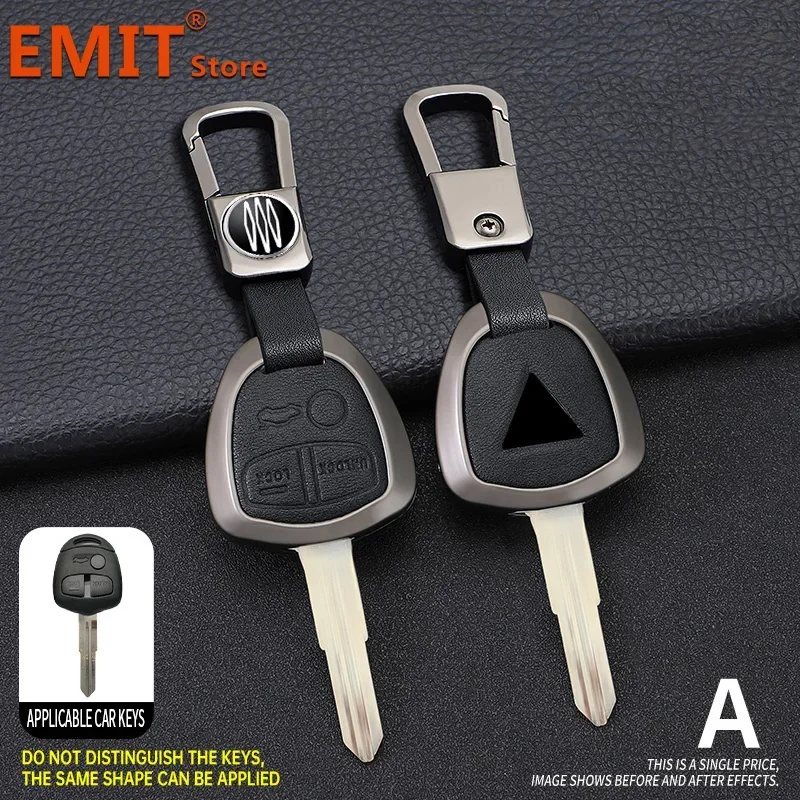 for Mitsubishi Pajero Sport Outlander Grandis ASX Lancer EX Evolution Triton Galant Car Key Case Keychain Cover Fob Accessories