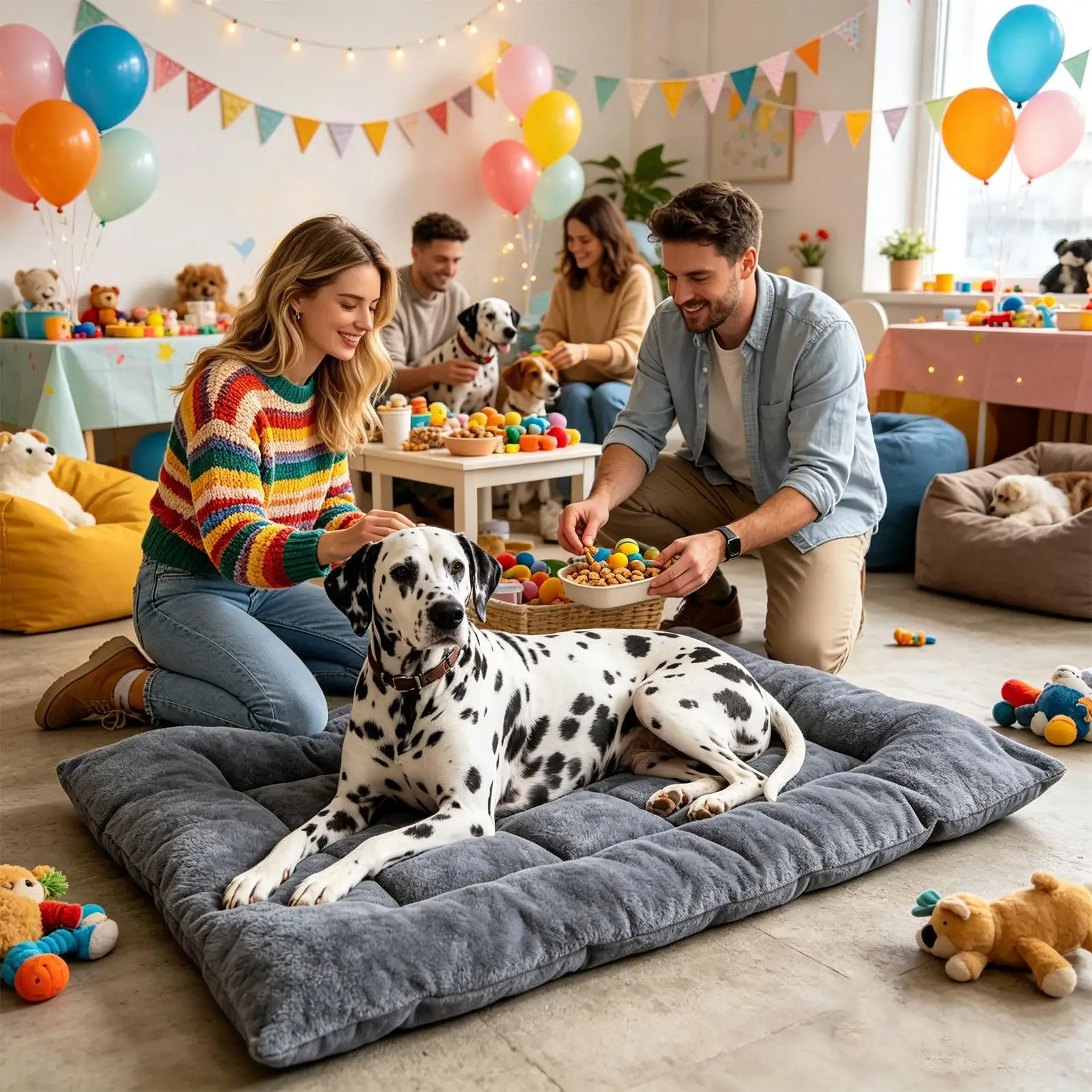 Dog Beds Thickened Soft Rectangular Sofa Cushion Plush Dog Crate Bed For Small Medium Large Breed Home Entryway Floor Crate