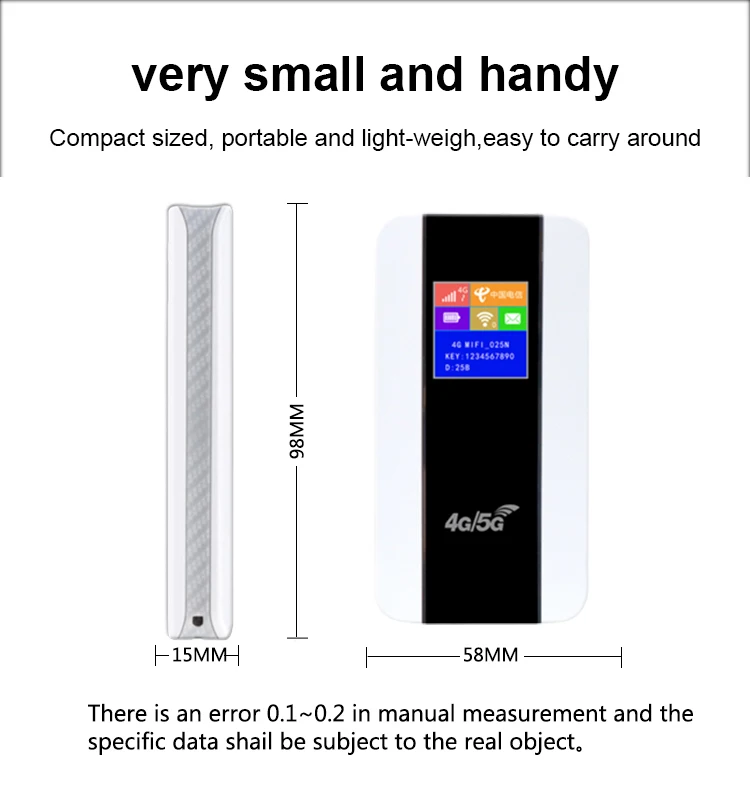 DNXT 4G LCD 휴대용 모바일 와이파이 라우터, MiFis 핫스팟, Sim 카드 포함, 3000mAh 배터리 모뎀, WiFi b818