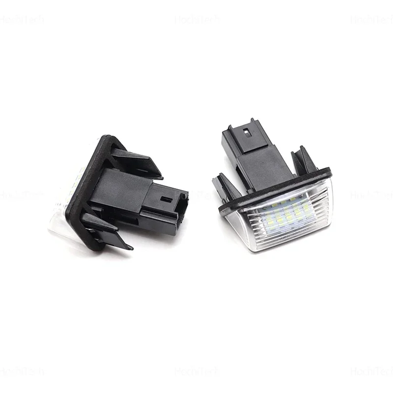 For Peugeot 206 207 307 308 407 5008 Partner Citroen C3 C4 C5 Car LED License Number Plate Light Lamp White Light view 3