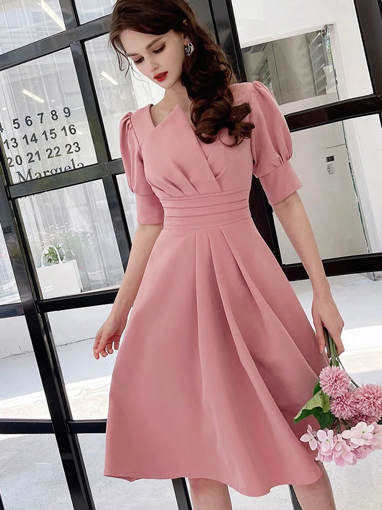 Dabuwawa Spring Summer Female Vintage High Waist Lantem Sleeve A-line Tierred Long Draped Dress 2023 DF1BDR065