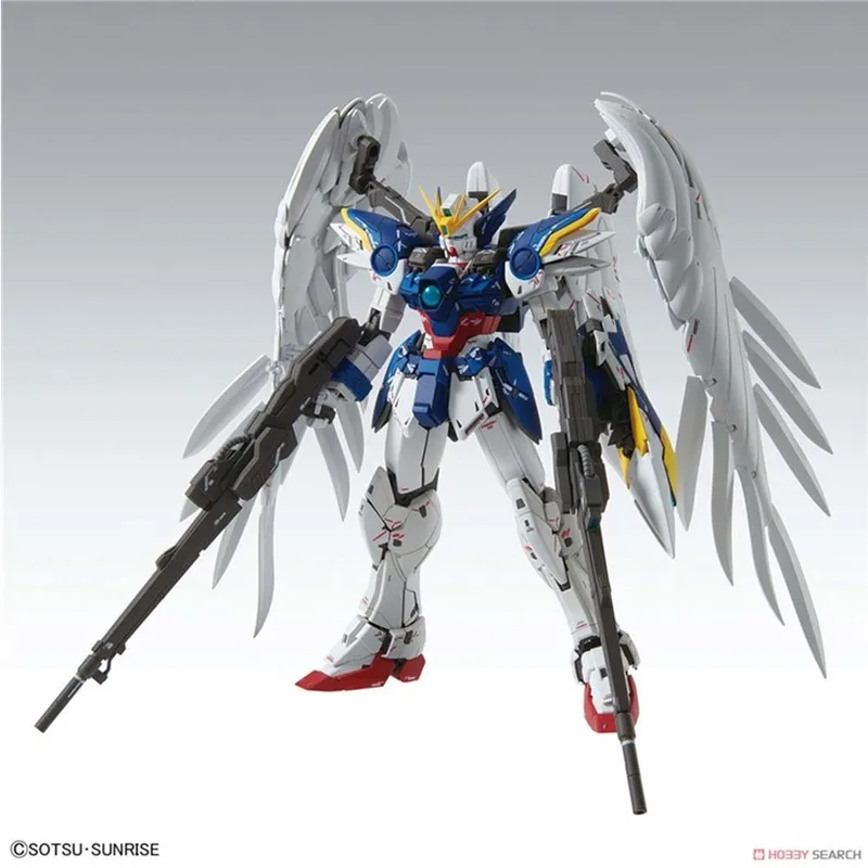 Bandai MG Gundam Flying Wing Zero EW Ver.Ka Card Edition Hair Removal Assembly Model Desktop Ornament 2.0 Angel Collection