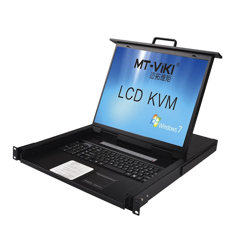 

19" IP Rack KVM Console Drawer 16 In 1 Out VGA,Factory 19 Inch 16 Port LCD IP KVM Switch