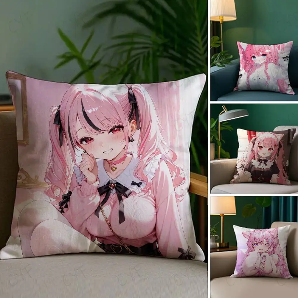 

Chocola Nekopara Anime Pillow Case Custom Printed Brushed Fleece Pillow, Baby Skin-Touch, Eco-Friendly Dye-Sublimation Cushion f
