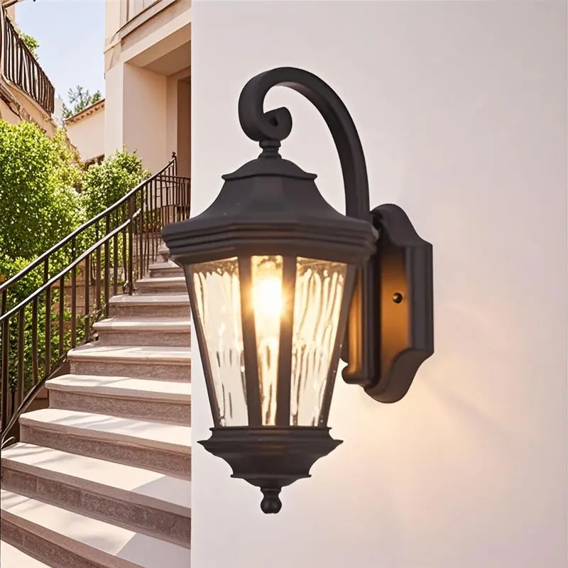 Modern Waterproof Outdoor LED Wall Light Minimalist Entrance Lighting for Courtyard Garden Exterior Design
