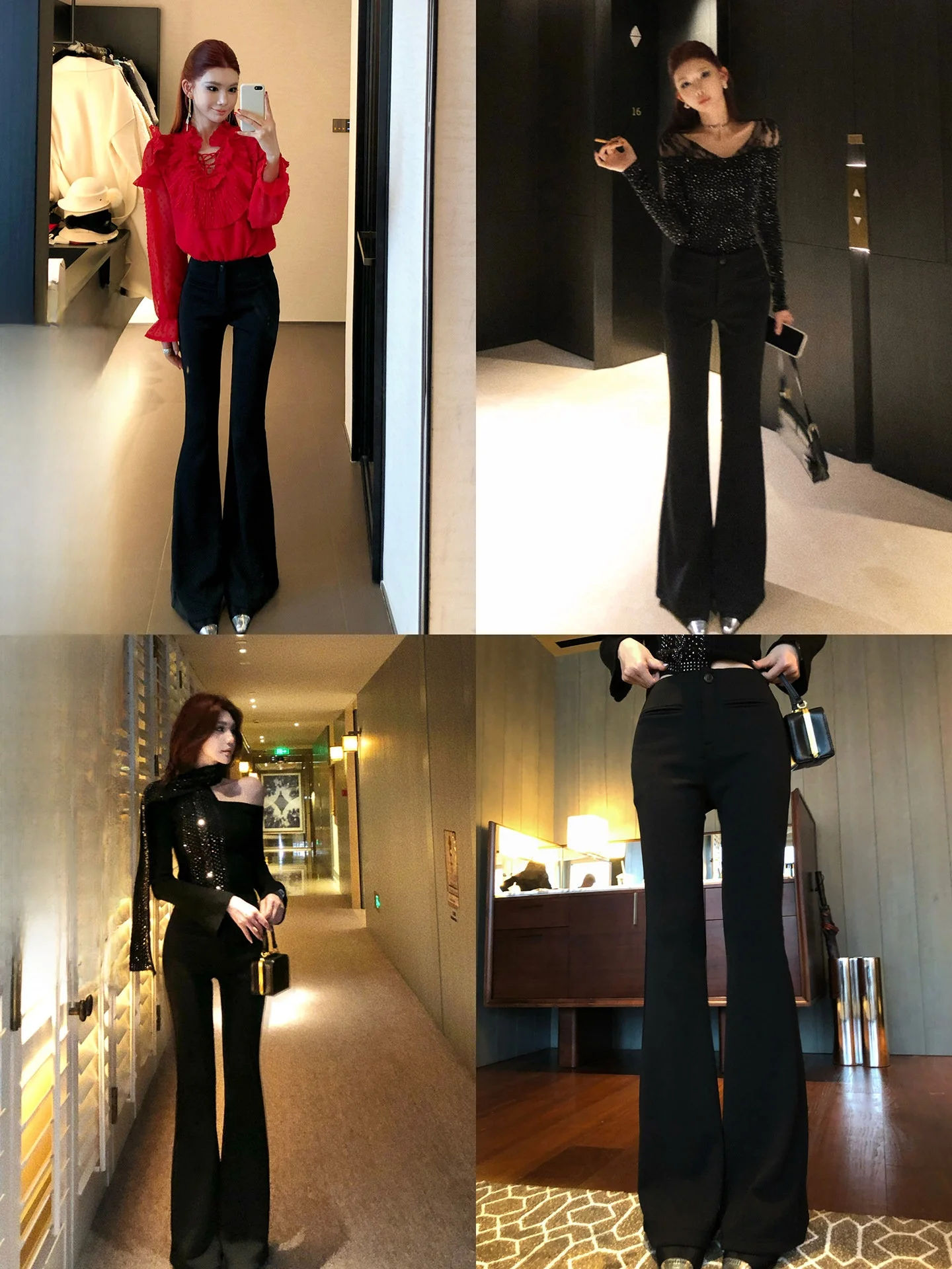 

Эластичные повседневные брюки с флисовой подкладкой, расклешенные, с высокой талией, прямого кроя, женские, осенне-зимние, теплые, модные, элегантные