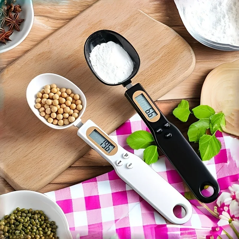 Measuring Spoon Digital & Spoon Weight 500g 0.1g LCD Electronic Kitchen Scale Food Spoon Scale for Coffee Milk Scale LS001