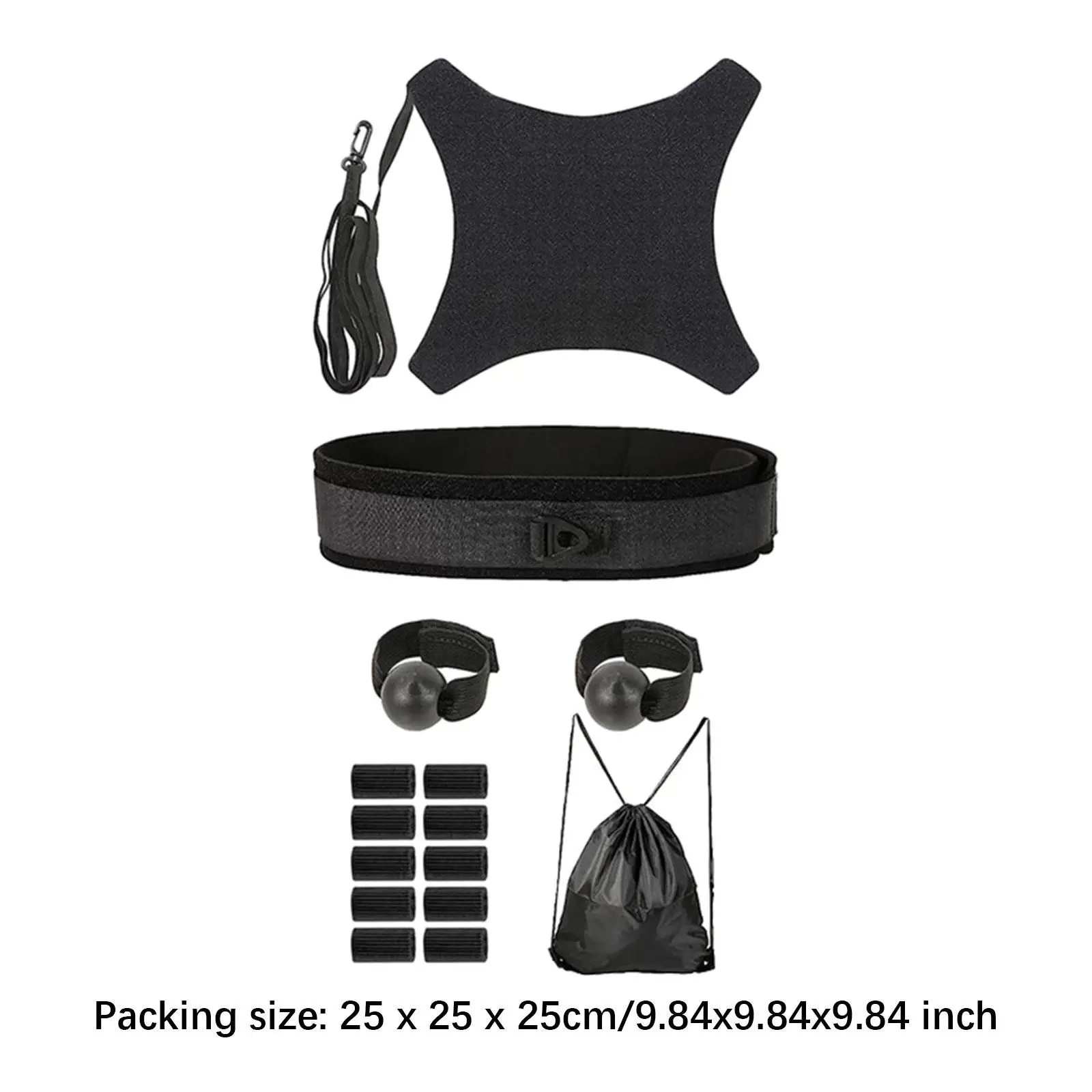 Volleyball Serving Trainer Kit with Resistance Band Adjustable Belt for Training Spiking Setting and Arm Swings