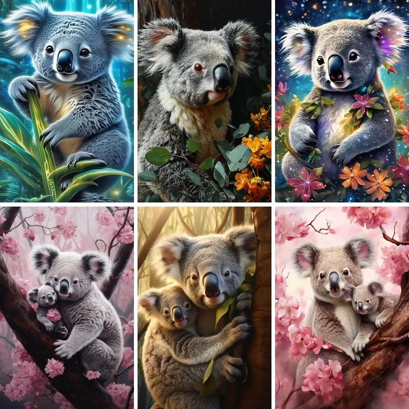 Full Square Drill 5D DIY Diamond Painting Animal Sloth Flower,Diamond Embroidery Cross Stitch Mosaic Rhinestone Decor Gift