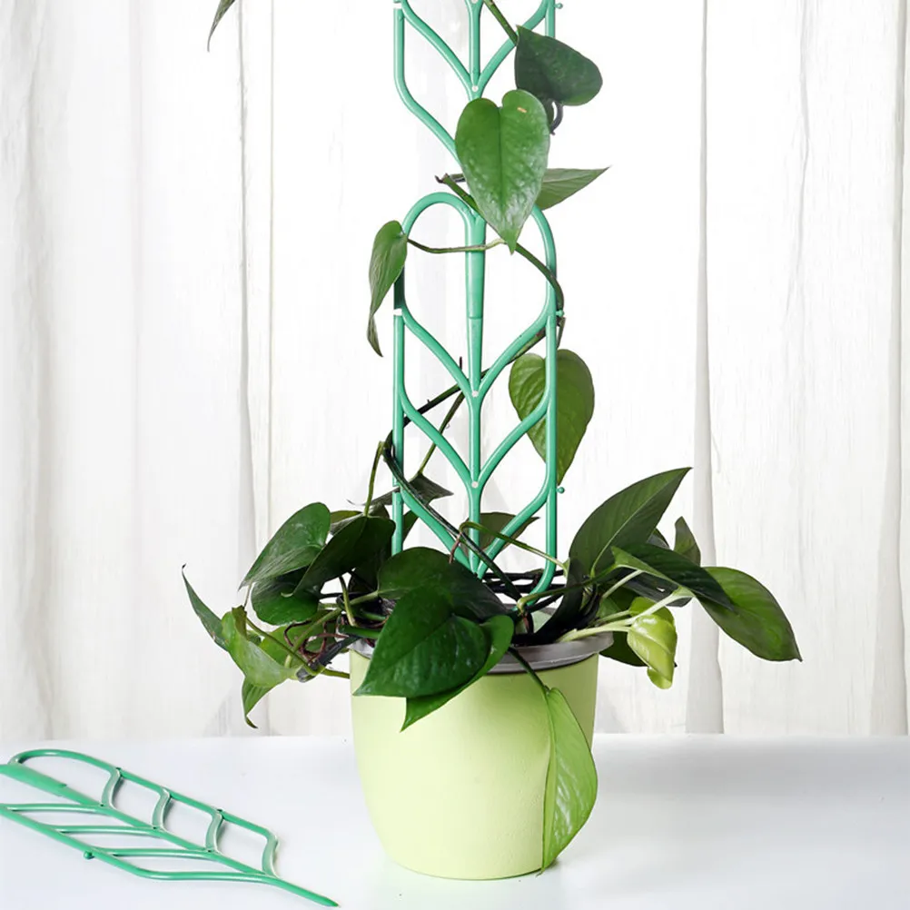 9Pcs Garden Trellis Climbing Mini Plants Arched Design Potted Plant Supports Vine Vegetables Patio Climbing Trellises