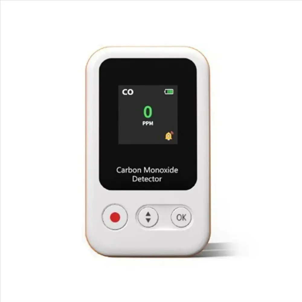 High Sensitivity Carbon Monoxide Detector High Definition LCD Display CO Detector Alarm Rechargeable Safety Monitor