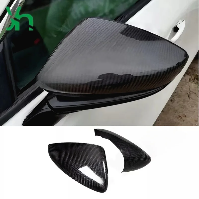 لمازدا 3 Axela (2020-2021) CX-30 الملحقات الخارجية ألياف الكربون الجافة غطاء مرآة الرؤية الخلفية مرآة جانبية