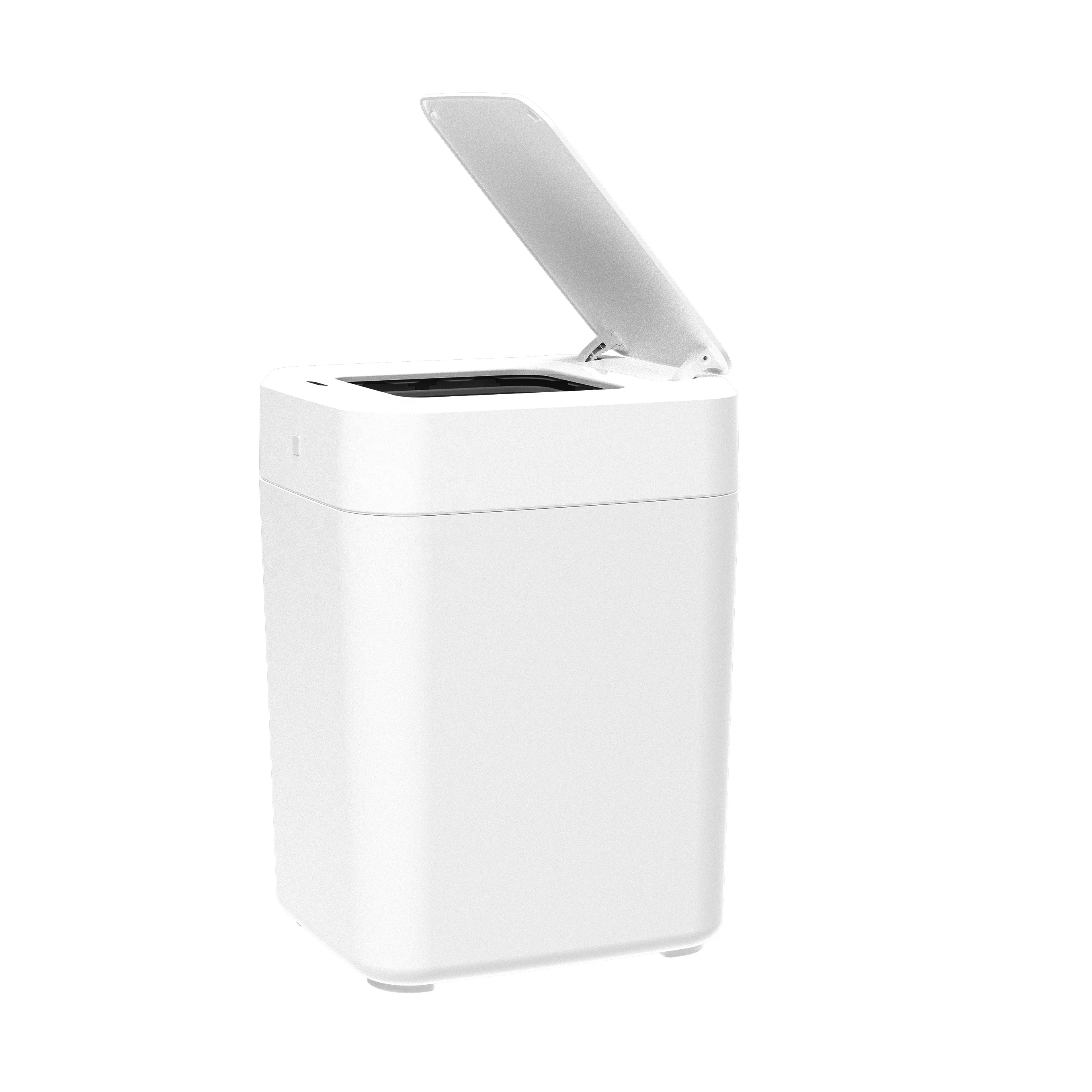 Automatic Self Package Seal Change Smart Trash Can Garbage Bin Induction Sensor 17L Touch Free Diaper Pop Up Lid JustBeEasy Jiab