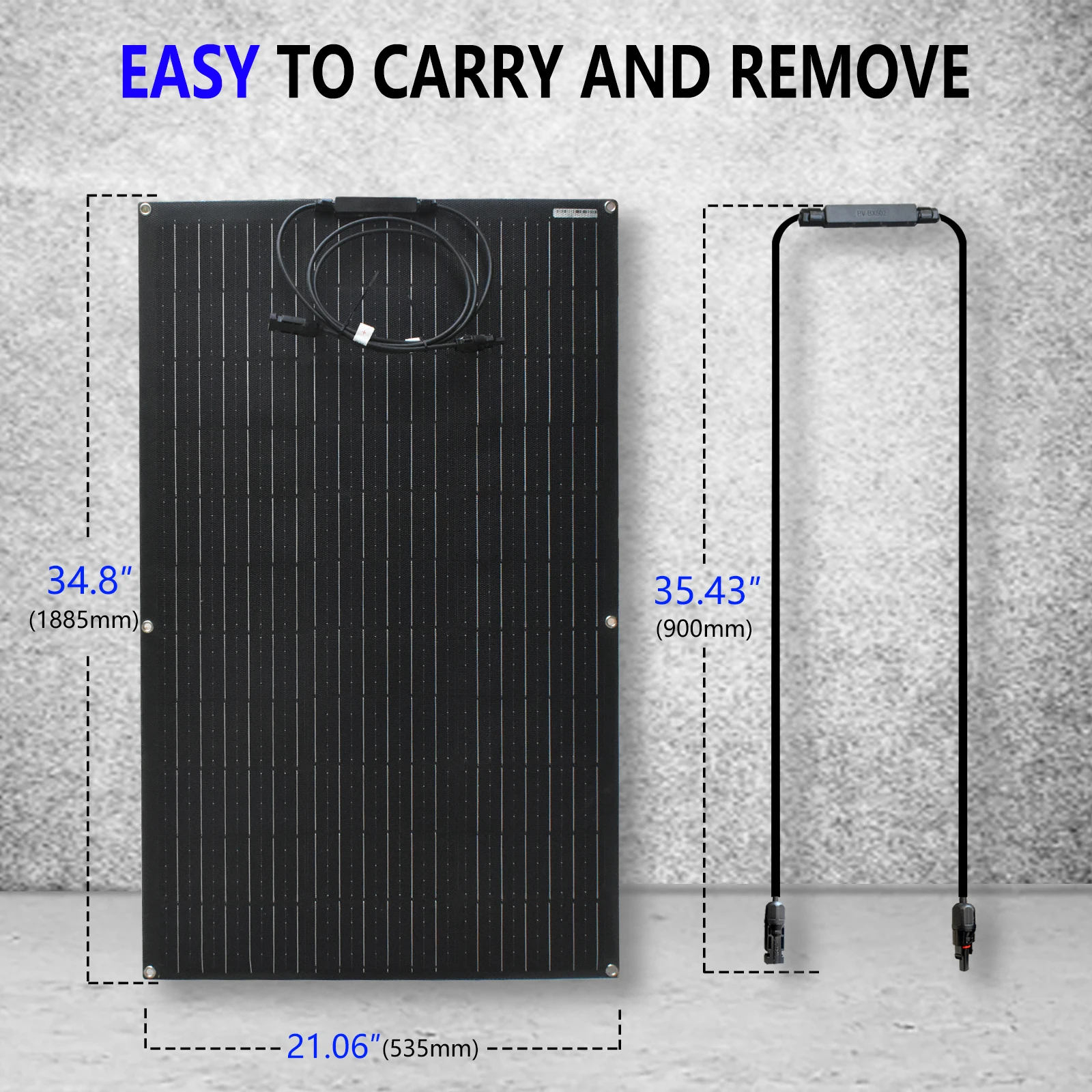 Pannello solare 300W 400W 200W 100W PET pannello solare flessibile cella solare monocristallina per caricabatterie 12v /24V kit casa 1000W