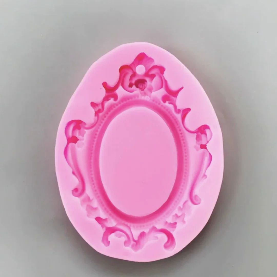 Photo Frame DIY Aromatherapy Gypsum Clay Hanging Pendant Silicone Mold Plaster Epoxy Resin Mould