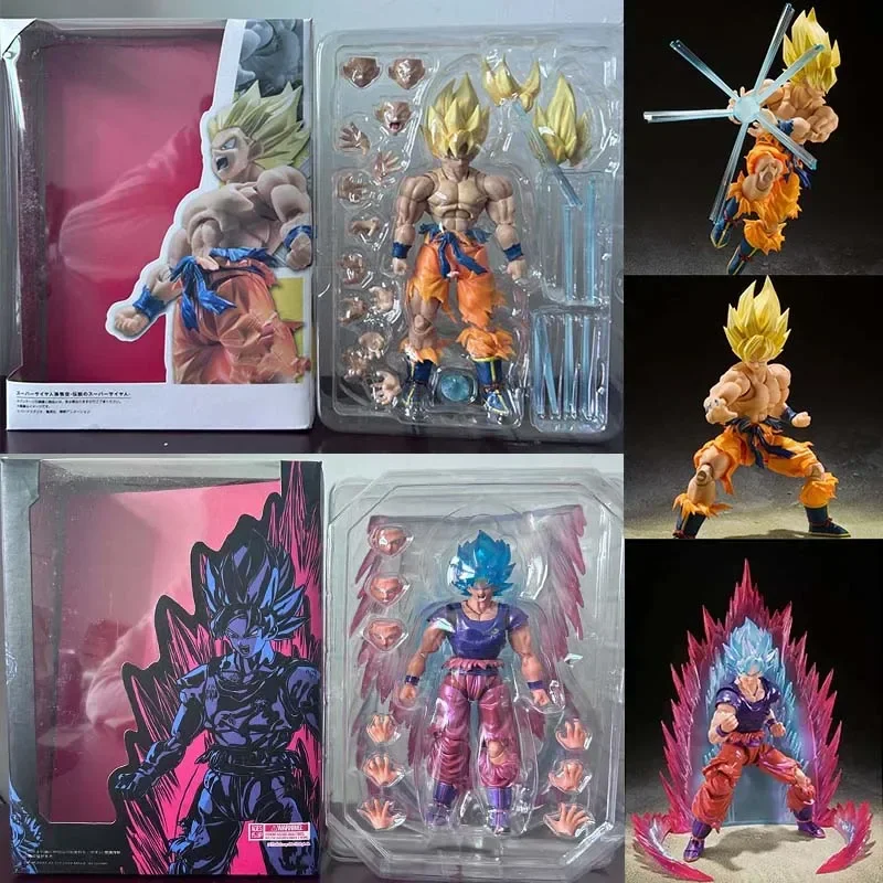 Dragon Ball Z Son Goku Figure SHF S.H.Figuarts Goku War Damage Super Saiyan Action Figures Model Toys