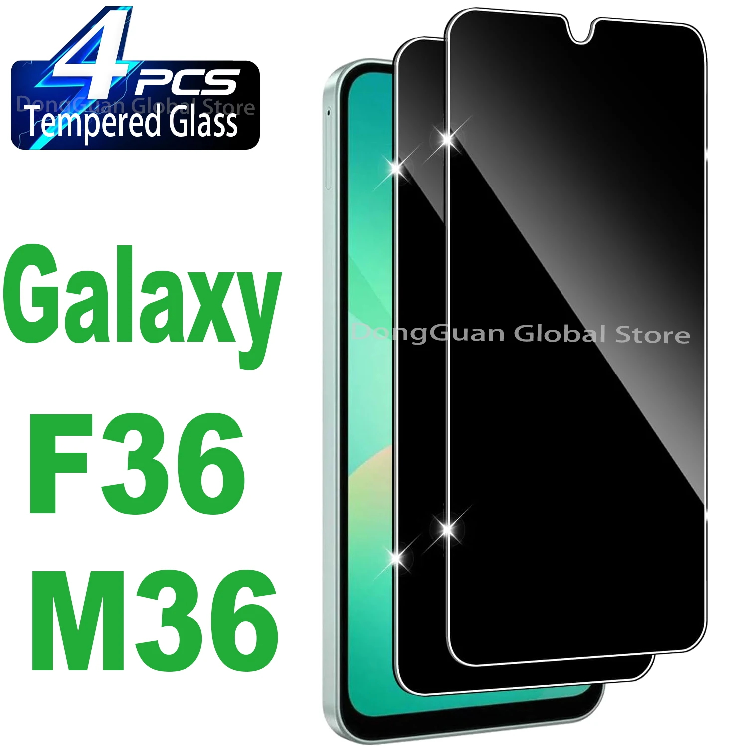 

For Samsung Galaxy M36 F36 Anti Spy Tempered Glass Protector Privacy Screen Film