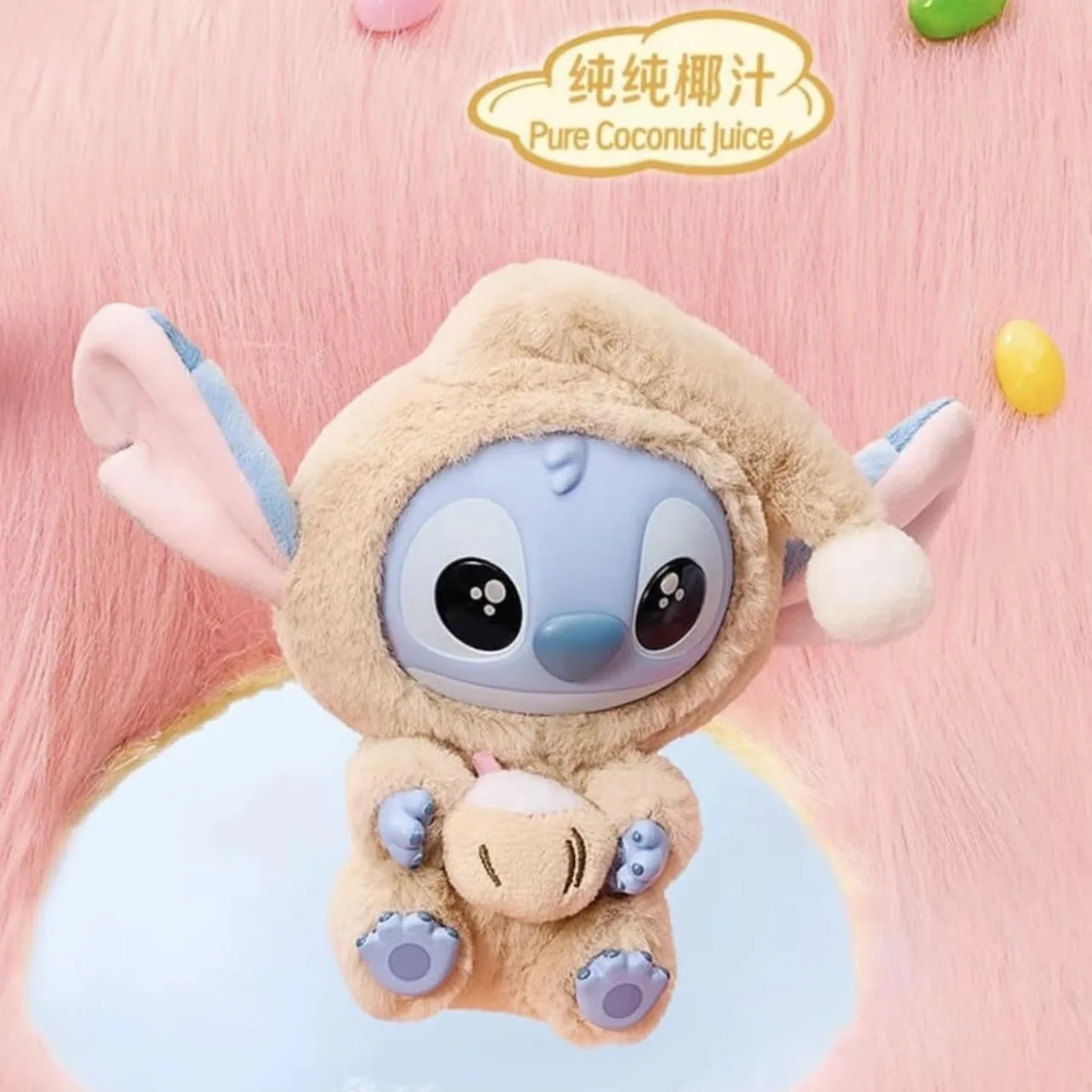 新しいステッチ「寝る前に何かを食べる」シリーズ ビニール製ブラインドボックスバッグ ぬいぐるみペンダント 可愛い人形 ミステリーボックスおもちゃ 大人向けギフト