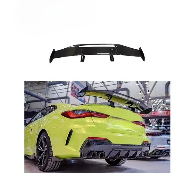 

Thermal Dry Carbon Fiber Large Rear Spoiler Wing Universal Luggage Spoiler 4 Series G22 G23 2021
