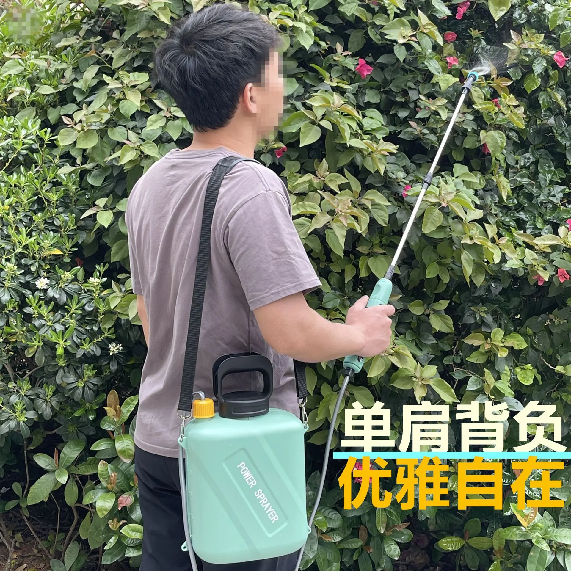 Cocok untuk penyemprot listrik ransel 6L penyemprot bahu kecil semprotan penyiraman ketel pembersih berkebun kaleng penyiram listrik