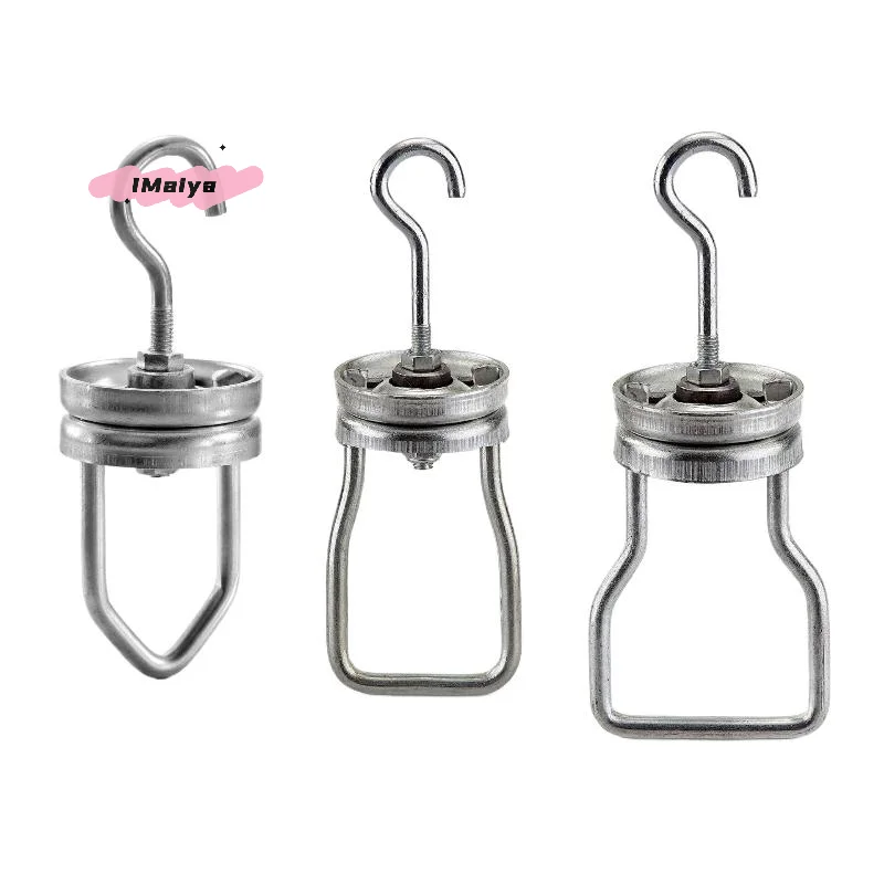 M-Steel Heavy Duty Rotating Spinner Hooks Steel Painting Powder Coating Swivel Hook For Sandblasting, Ceramic Coating, Displays