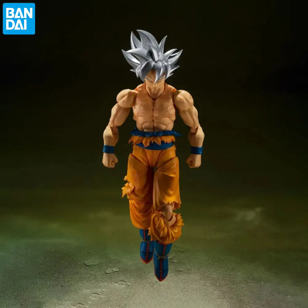 In Stock Original BANDAI SHFiguarts Dragon Ball Super Toyotarou Edition Ultra Instinct Son Goku Action Figure Genuine Model