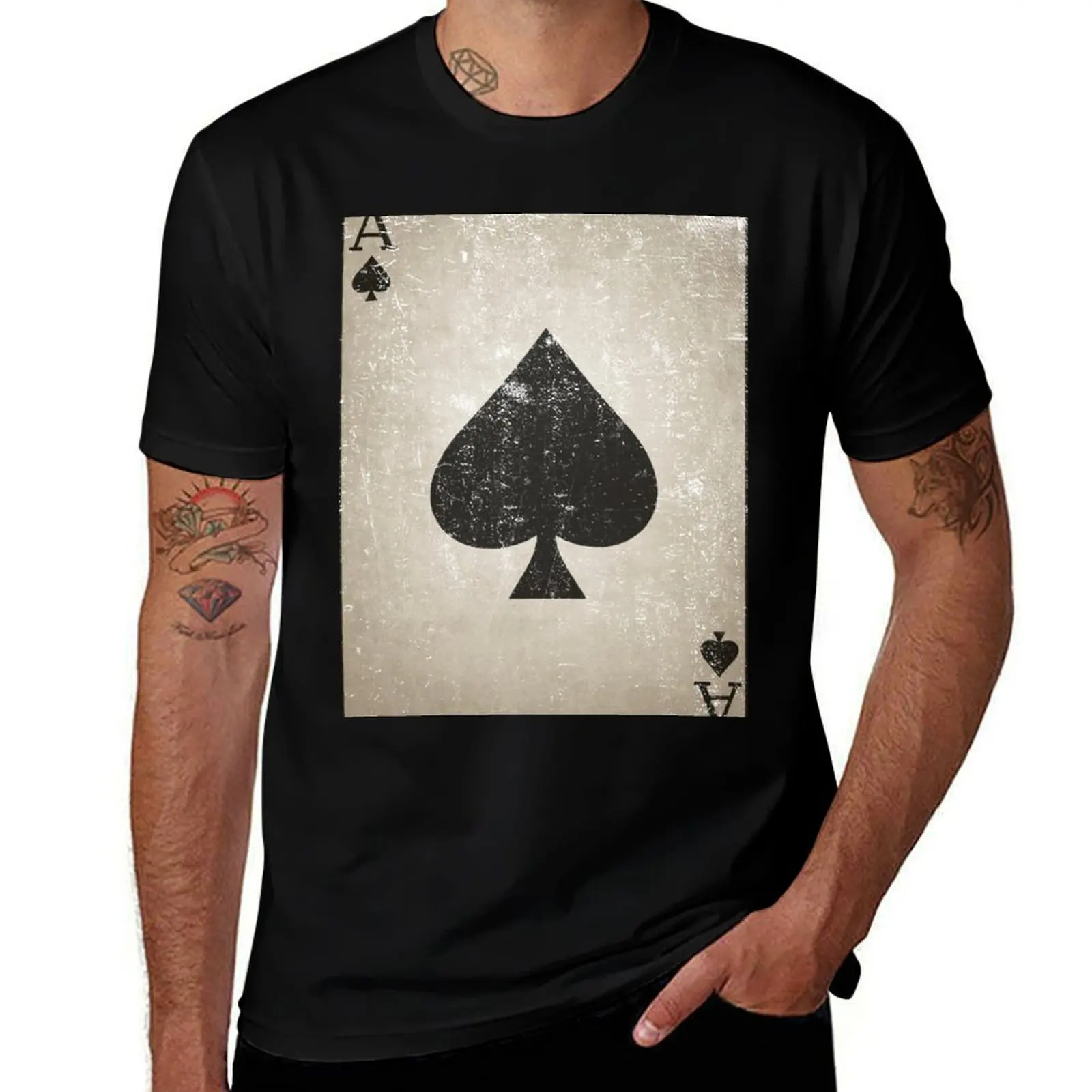

Ace of Spades T-Shirt Plus Size Basic Short Sleeve Top