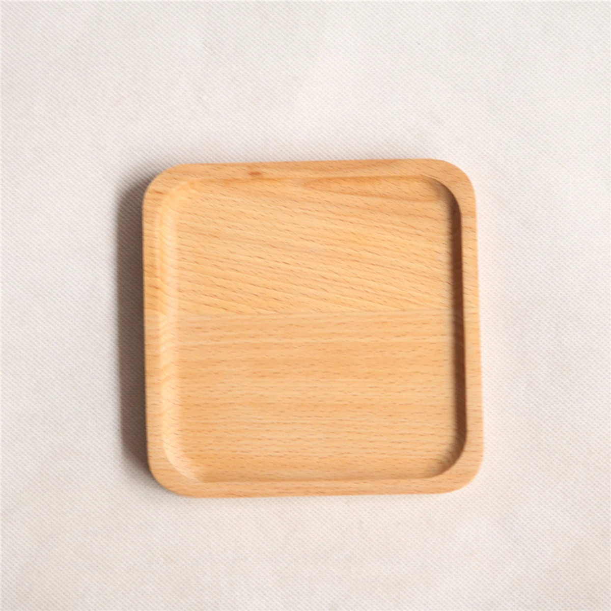

Natural Beech Tray Kids Dishes Tray Food Serving Plate Fruit Bread Dishes Wooden Platter Home Decor Party Events