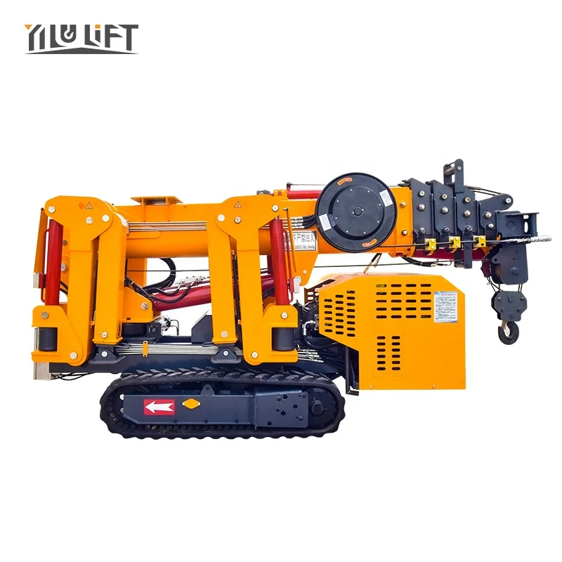 Bestselling Construction Works 3t 5t 8t Mobile Mini Spider Crane for Warehouse Use