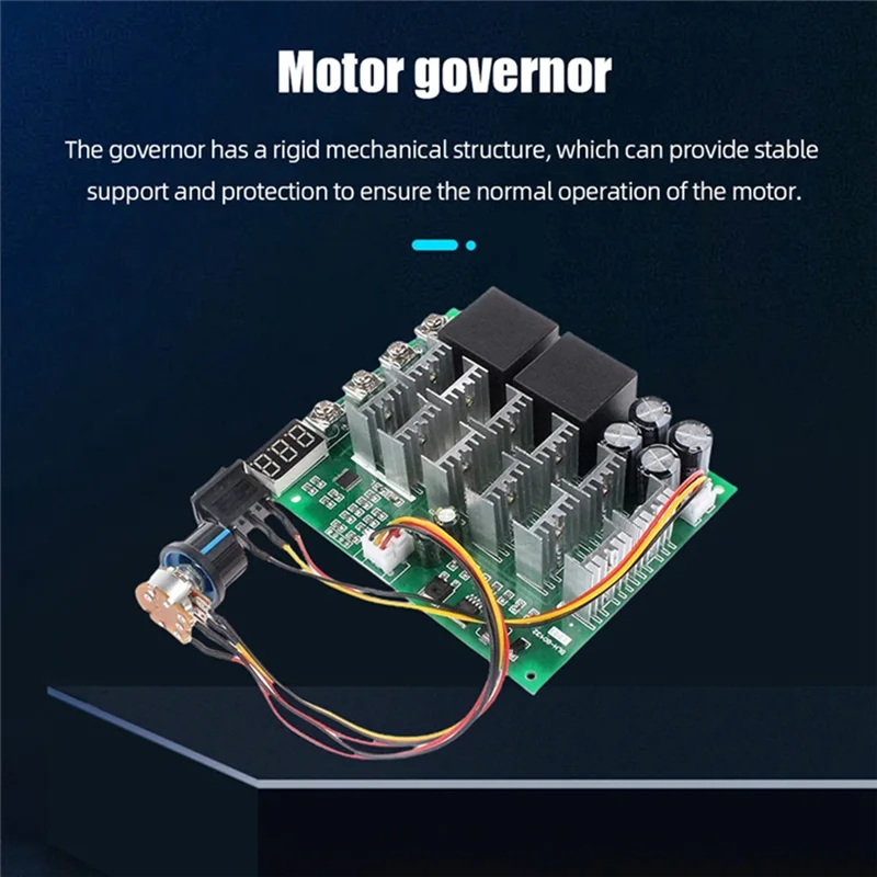 AEE7-DC 10-55V 100A Motor Speed Controller PWM HHO RC Reverse Control Switch With LED Display
