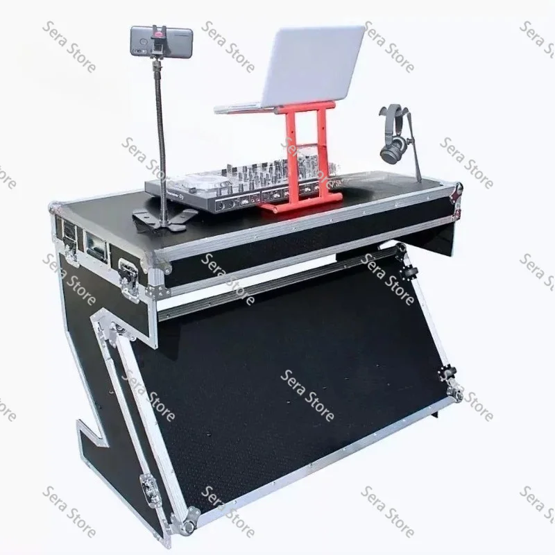 Suitable for Portable DJ air box, DJing table, console table, bar nightclub DJ table folding DJ table