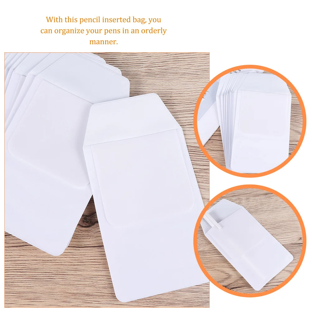

12pcs Nurse Pockets Pvc Inserted Bag For Doctors Leak-Proof Pen Organizer Portable Storage Pouch Reusable Small Pocket Protector