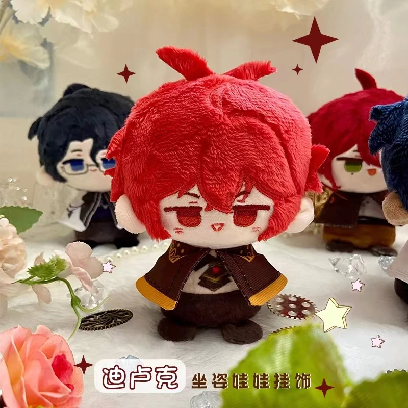 Genshin Impact Plush Diluc Mavuika Kinich Dainsleif Lyney Nahida Wanderer Cartoon Figure Pendant Anime Stuffed Doll Kids Gift