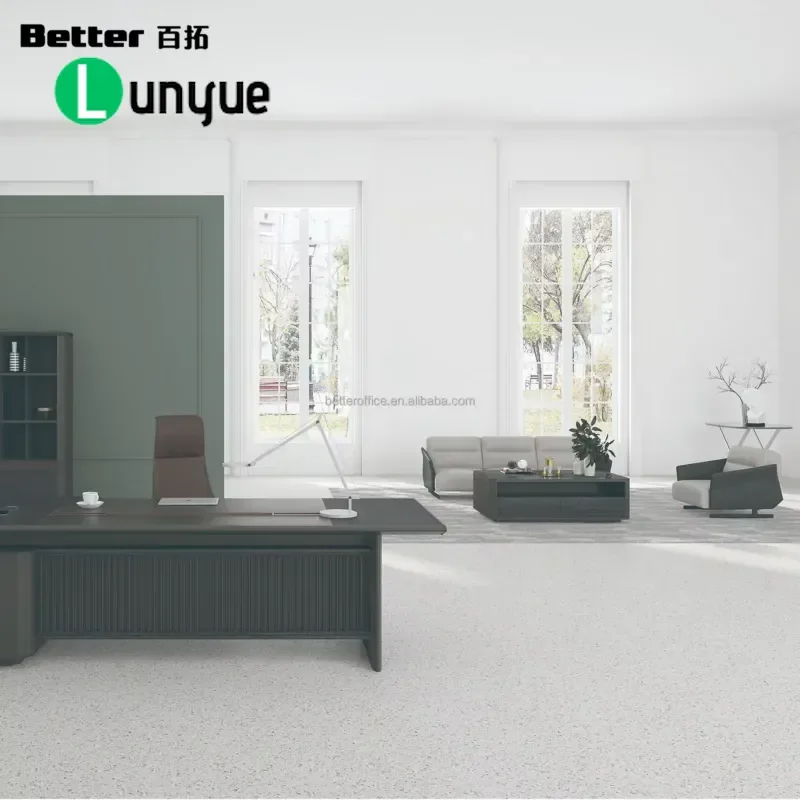 Modern Luxury Office Reception Coffee Table for Managers Executives E0 Grade Eco Friendly Material Business Waiting Room