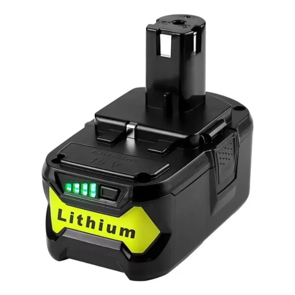 Suitable for Ryobi 18V lithium-ion batteries, 18V （6.8Ah 9.8Ah 12.8Ah）for P108 P104、P107、RB18L50、RB18L20、P108+charger