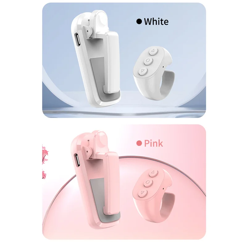 CABE-Kamera Camcorder Fernbedienung Seitenwender für Kindle Paperwhite Oasis Kobo Ereaders + Fernbedienungsverlängerungen Pink