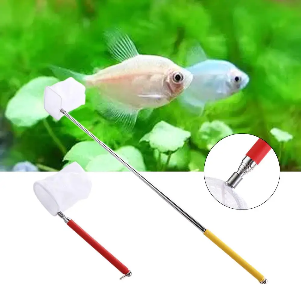 18-53cm Cleaning Tool Fish Scoop Shrimp Catching Fish Tank Cleaning Catch Net Fish Tank Accessory Fishnet Aquarium Supplies