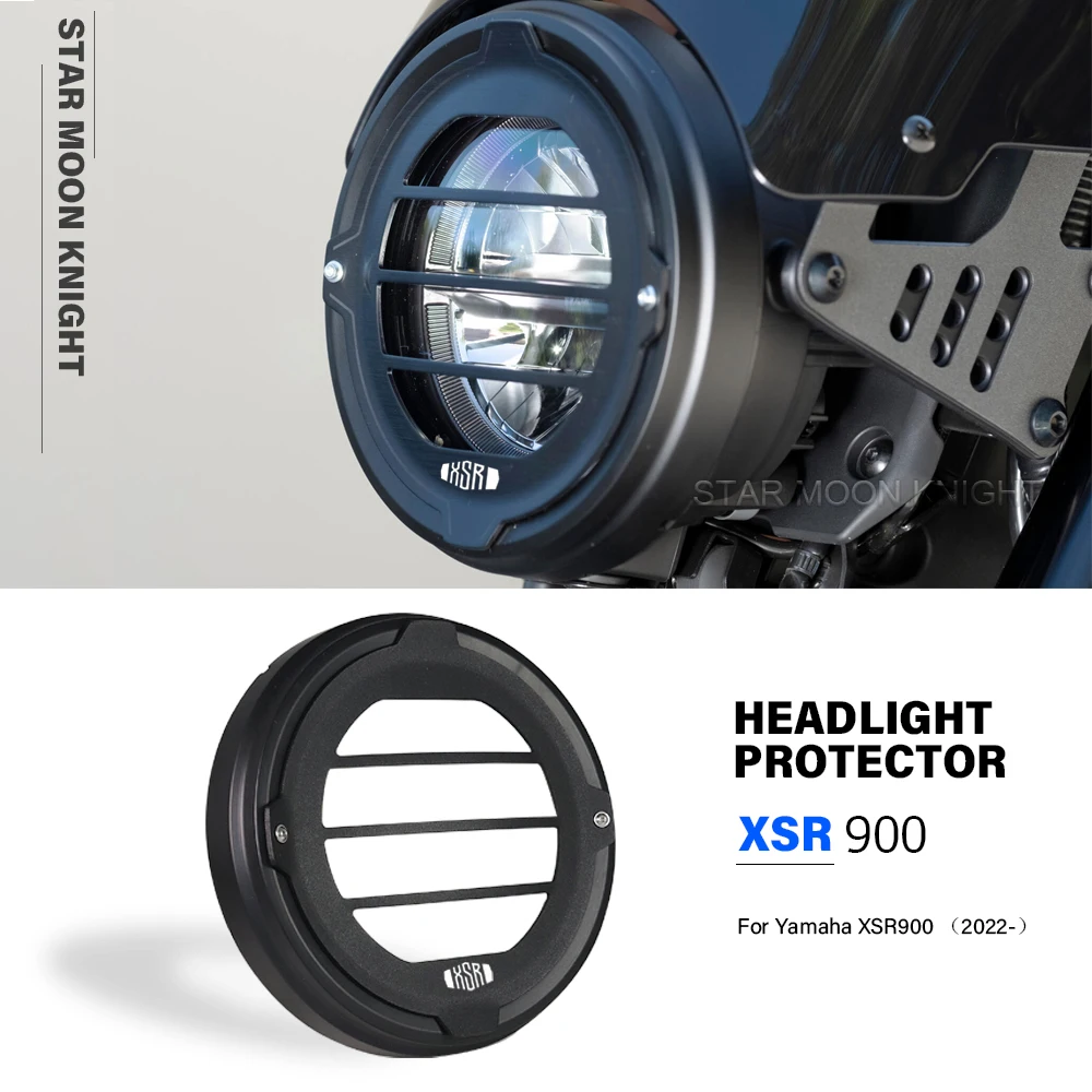 

For Yamaha XSR 900 XSR900 （2022 -） Motorcycle Accessories Headlight Guard Headlamp Grill Cover Front Light Protector