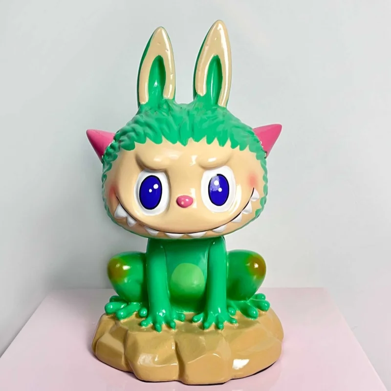 Hot Home Trendy Labubu The Monster Sunflower Series Ornament Doll Living Room Relocation Handmade Desktop Ornament Gift Toy