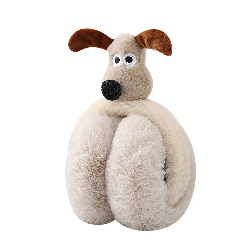 paraorecchie caldi autunnali e invernali, simpatici nuovi paraorecchie per cuccioli di peluche per uomini e donne che guidano calore e tempo freddo