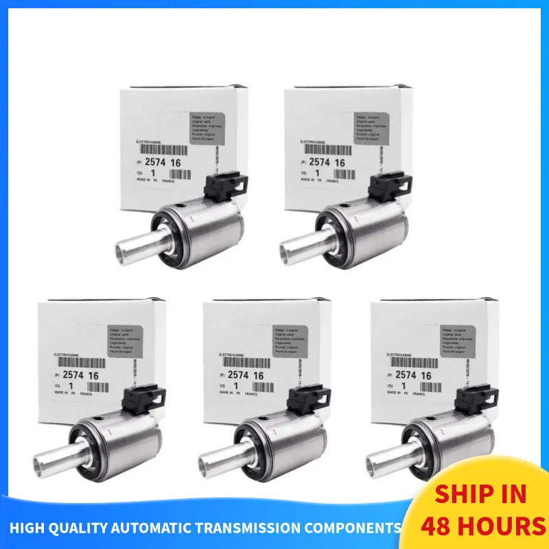 

For Peugeot Renault Citroën 1607991280 7701208174 257410 9653760480 Auto Transmission Gearbox Original Solenoid Valve DPO AL4