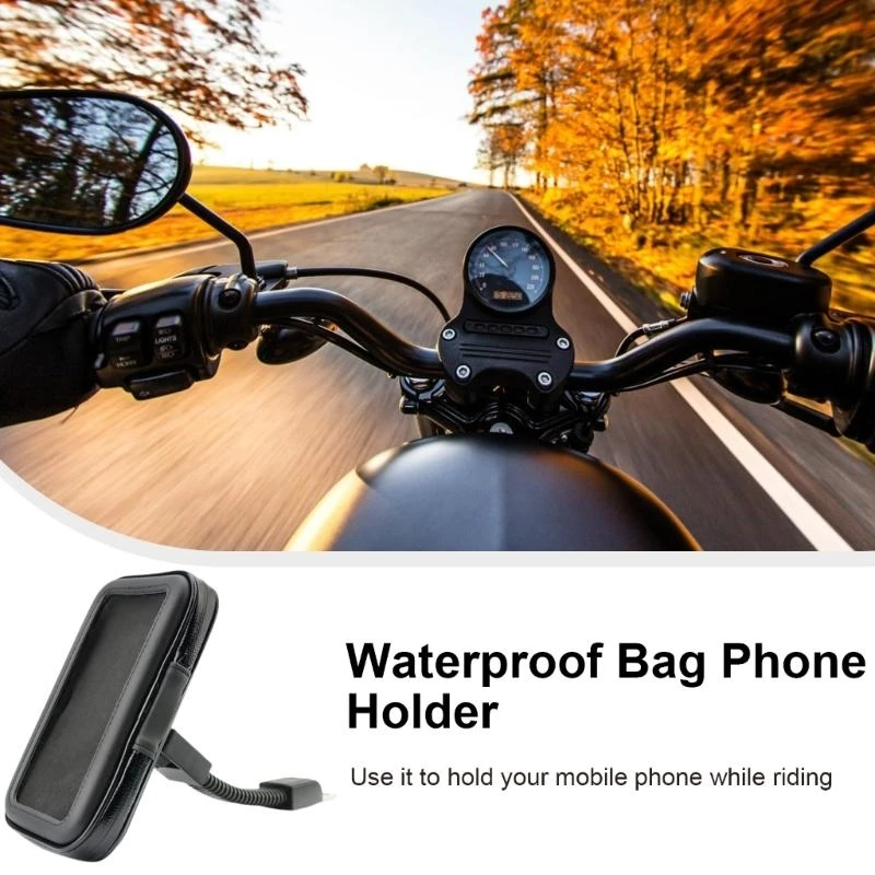 Phone Hold Waterproof & Adjustment Phone Stand Simple Install Rack