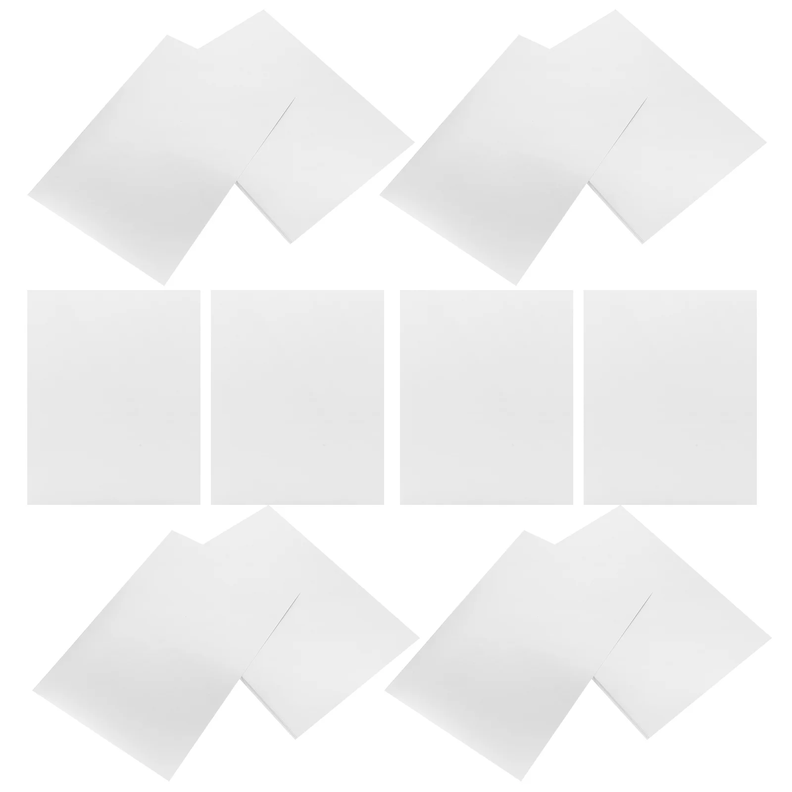 

60 листов матовых наклеек для печати, большие пустые этикетки для отправки по почте, именные бирки, ценники, стикеры