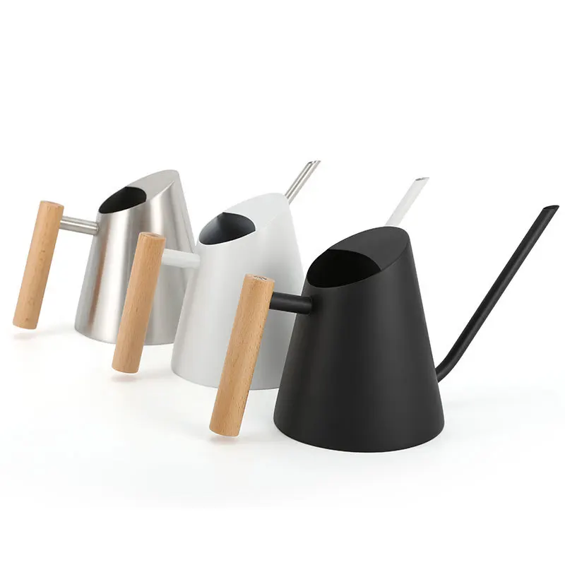 

Лейка для комнатных растений, черная, милая, металлическая, с длинным носиком, для домашних растений