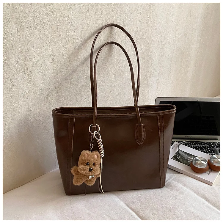 Autumn and winter high-end handbag bag women's versatile commuting texture large-capacity shoulder tote bag